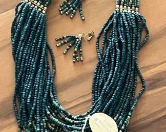 Multi-Strand Bead Necklace