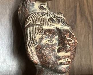 Mayan King Sculpture