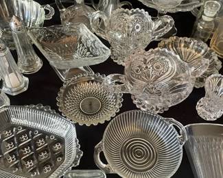 Clear Glass Crystal Mystery Lot