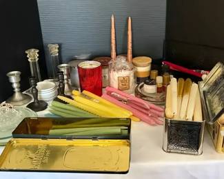 Candle Holders And Candles