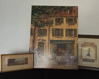 Colorful European Themed Prints