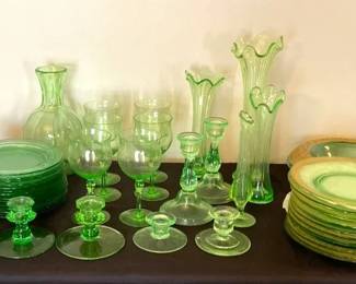 Uranium Green Glass