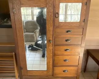 Vintage Wooden Wardrobe