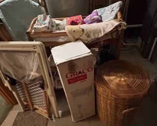 Wood Changing Table, Grace Pack And Play, More Baby Items