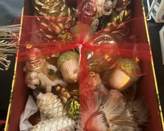 Acorns and pinecones!