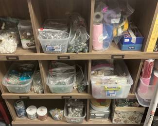 Buckets of supplies for your crafting needs