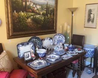 Barley Twist table and 8 chairs