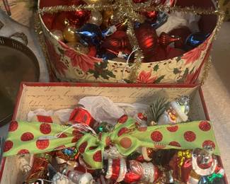 Boxes full of ornaments!