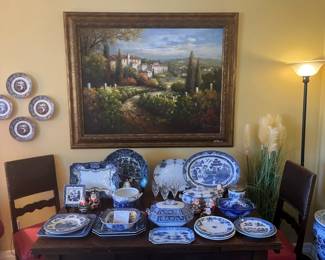 Blue Flow dish selection