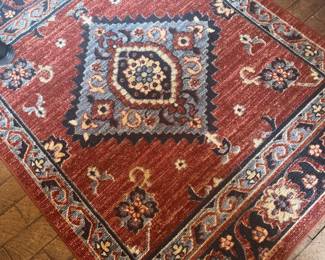 Square entry rug