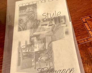 Original registration paperwork for buffet