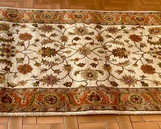 Wool pile area rug medium 62” x 95”. Price $225