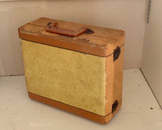 Decca turntable closed up