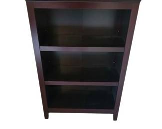 Three Section Walnut Bookcase