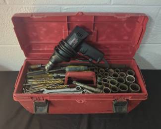 a3 8 Craftsman Drill With Drill bits And Tools