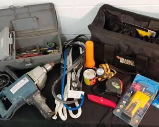 Power Drill Misc. Tools Mystery Lot