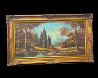 Jan De Moyer Mid 20th Century Original Beautifully Framed Oil PaintingSigned