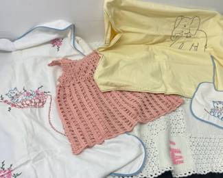 Vintage Baby Blankets, Etc.