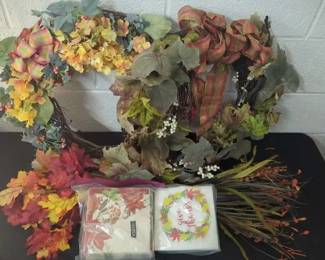 Fall Wreaths And Other Seasonal Items