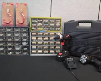 Craftsman Drill And Light Combo And Storage