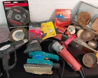 Sanding Cutting Tools and Supplies Mystery Lot