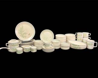 Vtg. Lenox Fancy Free Tempureware Pattern 54 Pcs