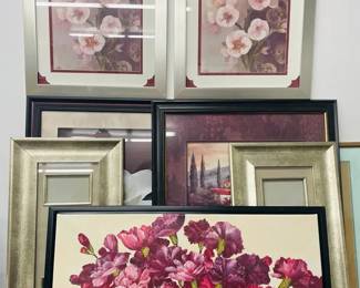 Lot Of Framed Decorative Art