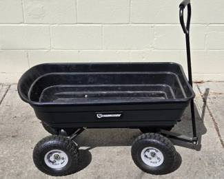 Strongway Poly Garden Dump Cart