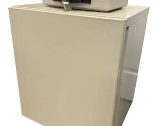 Beige Metal Swing Door Cabinet And Sentry Lock Box