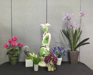 Large Vase With Assorted Smaller Flowers