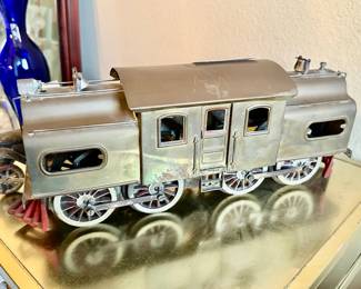 antique brass Lionel train