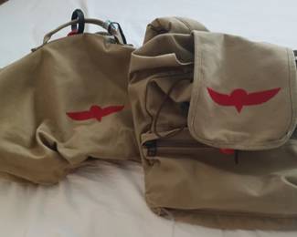 Fabulous Vintage Banana Republic Israeli Paratrooper Backpack & DuffelIsraeli
