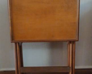 Super cool MCM TV trays. Full set!