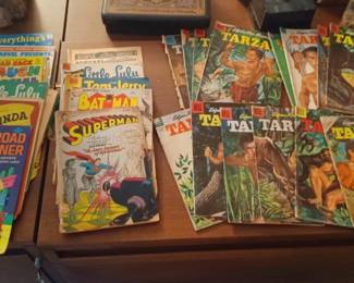 Vintage Comics. Tarzan, Superman, Archie and more