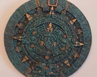 1960s Aztec Mayan Solar Calendar