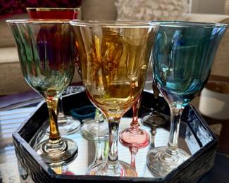 Colorful Wine glasses