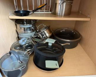 Pots and Pans with lids