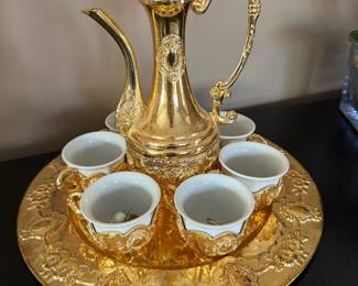 Turkish 8 pc tea set