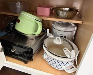 Crockpots and small appliances