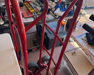 Two hand trucks