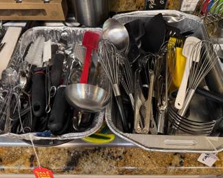Ton of kitchen utensils 