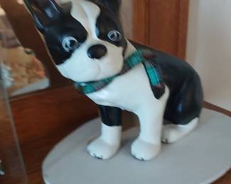 Iron Boston Terrier door stop