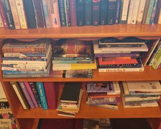 With four Shelf wood bookcase