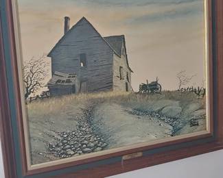 Framed picture Roads Inn Alfred Owles
