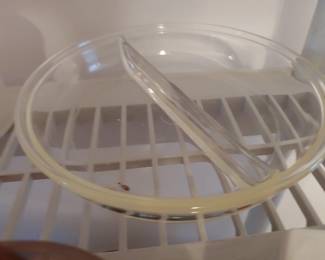 Pyrex hors d'oeuvres serving dish