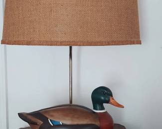 Mallard duck lamp