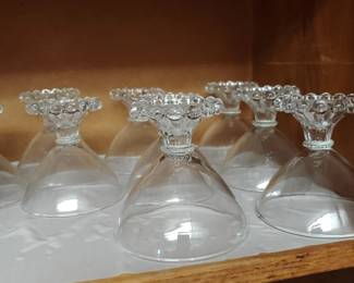 10 Anchor Hocking sherbet glasses