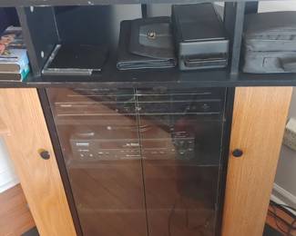 Small entertainment cabinet