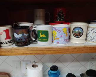 Miscellaneous coffee mugs