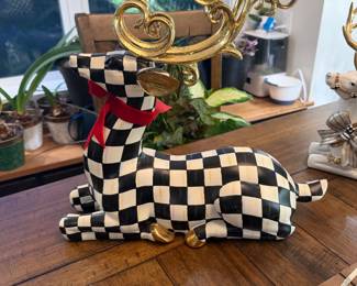 Retired courtly check deer. An amazing addition to your collection!